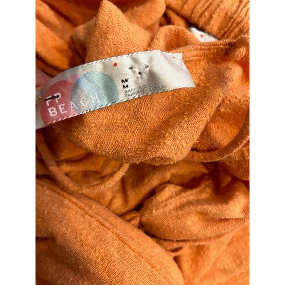 Free People beach color Peach two piece outfit size medium - Picture 8 of 12